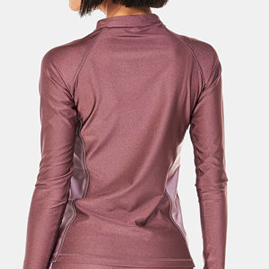 Rashguard personnalisable pour femme, nouveau design, vêtements de sport pour la gym, manches longues, impression par sublimation, UPF50+, respirant, séchage rapide - Product Image 3