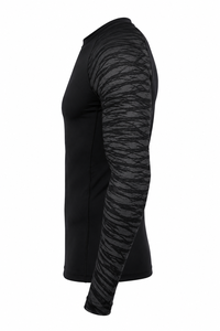 Rashguard à manches longues pour homme Free Fight Industry, noir, séchage rapide, respirant, écologique, UPF50+, antibactérien, entraînement MMA BJJ - Product Image 5