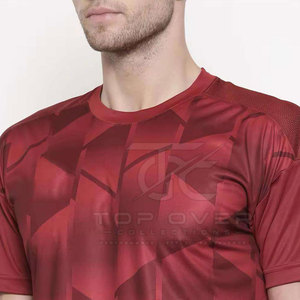 Créez votre propre logo, t-shirts de sport pour hommes, taille plus, respirants, séchage rapide, écologiques, col rond, qualité supérieure, coupe personnalisée - Product Image 5