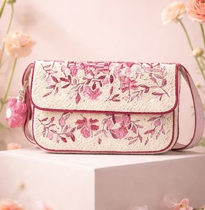 Bolso de Hombro con Cuentas Florales Más Vendido 2026 para Mujer, Regalo para Fiestas y Eventos, Bolso de Diseñador de Lujo con Bordado de Rosas, Venta al por Mayor - Product Image 3