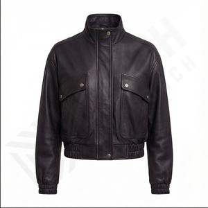 Tendance personnalisé femmes dernière conception chaud veste en cuir véritable à manches longues femmes veste en cuir 2025 personnalisé cuir dames - Product Image 2