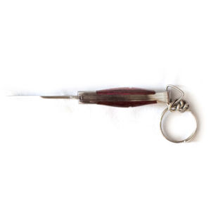 มีดพับเหล็กดามัสกัสอเนกประสงค์ พวงกุญแจพร้อมด้ามจับงานแฮนด์เมด - Product Image 6