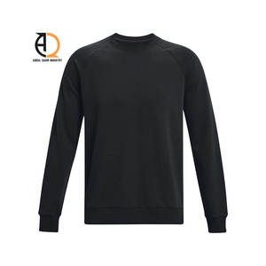Pull-over décontracté personnalisé pour homme, col rond, couleur unie, coupe ample, idéal pour la gym et la course, en tissu imprimé – Vente en gros - Product Image 5
