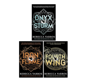 Empyrean Series 3 Books Set Rebecca Yarros (Fourth Wing <b>Iron</b> Flame Onyx Storm) Paperback Edition for Children (Wholesale Supply) - Product Image 1