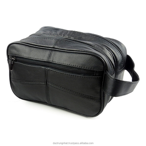 Bolsa de cosméticos de PU de viaje impermeable portátil con logotipo personalizado, bolsa de maquillaje de lujo, bolsa de cosméticos para mujer - Product Image 3