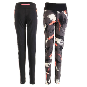 Leggings personalizados al por mayor con estampado por sublimación, con bolsillos, de poliéster/spandex, suaves, para mujer - Product Image 1