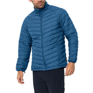 Waterproof Eco-Friendly Windproof <b>Quilted</b> Jacket Men Regular Fit <b>Winter</b> Blouson Pullover Stand Collar Zipper Closure High Street - Product Image 6