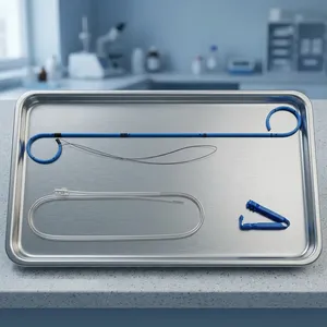Kit d'instruments chirurgicaux urologiques pour stent double J, dispositif médical en acier inoxydable pour les procédures chirurgicales hospitalières - Product Image 5