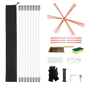 Kit per la Pulizia del Camino Estensibile da 26 Piedi con Occhiali Protettivi, Spazzola per la Pulizia dei Camini e Accessori per Caminetto - Product Image 1
