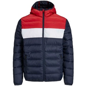 Chaquetas acolchadas para hombre con diseño de cuello con capucha estilo streetwear, material a prueba de viento y de secado rápido. - Product Image 1