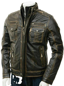 <b>Womens</b> Unisex Mens Custom Genuine Leather Eco-Friendly Windproof Streetwear Front Logo <b>Jackets</b> <b>Smart</b> Casual Style - Product Image 4