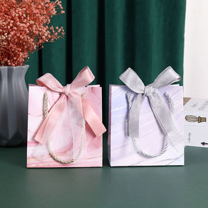 Sac fourre-tout classique en papier kraft personnalisable, durable, écologique, avec impression de logo coloré, sac cadeau - Product Image 3