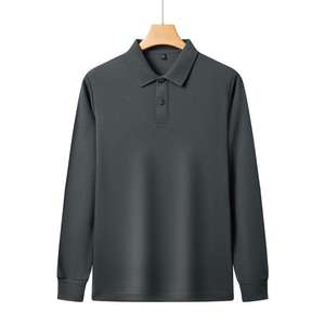 Polos de Manga Corta con Logotipo Personalizado, Ropa de Equitación, Prenda Superior para Hombre, Color Sólido, Secado Rápido, Media Manga - Product Image 2