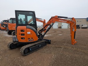 Mini-excavatrice Hitachi ZX35U-5N haute performance 2023, compacte, avec godet hydraulique et moteur de pompe, pour travaux de jardinage et de construction municipale - Product Image 3