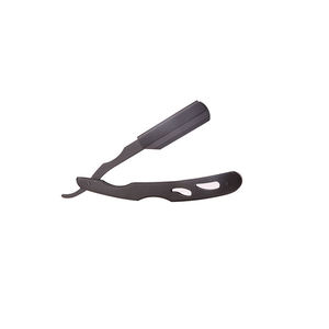 Rasoir à lame unique en acier inoxydable avec manche métallique, design monnayeur, pour usage en salon de coiffure, outil de rasage du visage, motifs drapeaux - Product Image 2