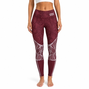 Leggings de yoga imprimés personnalisés pour femmes, taille haute, tissu extensible, coupe confortable, leggings de sport et vêtements de fitness pour femmes - Product Image 1