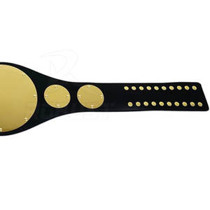 Ceintures de championnat en cuir légères, écologiques, design épuré, sangle réglable pour les récompenses sportives d'arts martiaux - Product Image 3