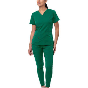 Uniformes Médicos Unisex de Último Diseño, Conjuntos de Uniformes de Enfermería, Tela Jersey Transpirable, Cómoda y de Alta Calidad - Product Image 3