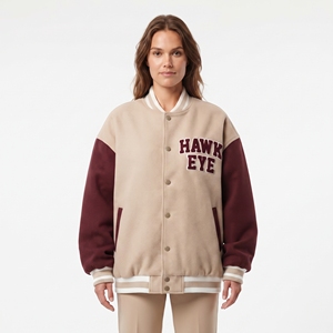 Chaqueta Varsity de Invierno 2026 Personalizada al por Mayor, Chaqueta Bomber de Alta Calidad para Mujer, Ropa Exterior con Logotipo Bordado Personalizado - Product Image 5