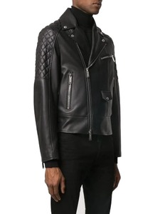 Chaqueta de Cuero Estilo Biker Negra para Hombre, Chaqueta de Motociclista, Ropa de Calle Vintage, Prenda Exterior de Moda, Personalizada, OEM, Venta al Por Mayor - Product Image 2