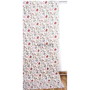 Couvre-lit Kantha fait main ART&ART, best-seller, 100% coton, imprimé à la main, motif floral, poids du tissu 220g, pour femmes - Product Image 3