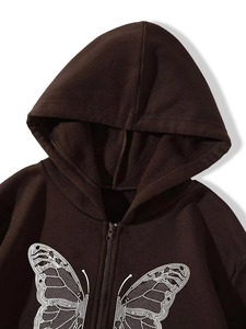 Nouveauté 2026 – Sweat à capuche décontracté pour homme avec strass sur le devant, 300 grammes, service OEM personnalisé, en molleton polyester/coton, manches longues - Product Image 6