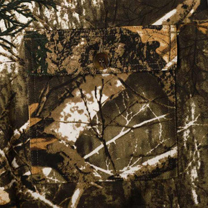 Factory Direct 100% Cotton Fleece Hunting Camouflage Print Stacked Wide Leg Sweatpants <b>Drawstring</b> Baggy Heavyweight <b>Trousers</b> - Product Image 6