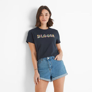 Compre Ahora Camisetas Estampadas para Mujer, Camiseta Gráfica de Manga Corta, Top Informal a la Moda, Diseño Personalizado, Colores y Tallas, Venta al Por Mayor OEM - Product Image 6