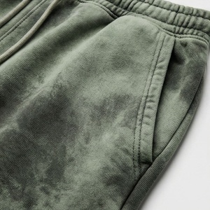 Men's Hooded Casual Solid Customized Color Acid Wash <b>Tracksuit</b> Custom Logo Quick Dry Fleece Design Breathable Gym - Product Image 5