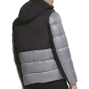 Veste matelassée à capuche pour homme, alternative au duvet, chaude, pour l'hiver, vêtement d'extérieur décontracté - Product Image 5