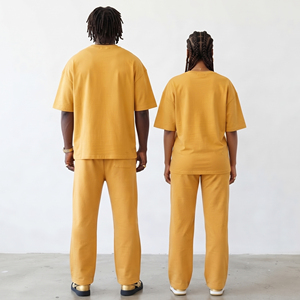 Ensemble t-shirt et survêtement personnalisés avec impression de logo, t-shirt léger, survêtement d'été, t-shirt oversize, survêtements amples - Product Image 2
