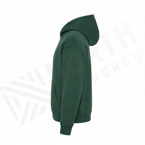 Sudadera con Capucha Extra Grande, Personalizada, Bordada, Teñida, Ecológica, de Algodón, para Hombre y Mujer, Uso Diario, Suave, Color Personalizado - Product Image 3