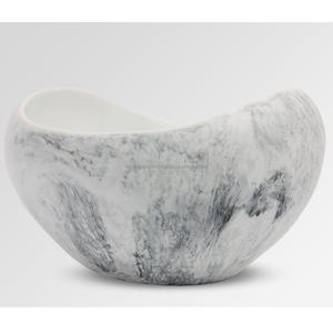 Customized Bohemian Yellow Resin Serving <b>Bowl</b> <b>Set</b> High Quality Handcrafted Carved Highly Polished Packaged Carton for Home Hotel - Product Image 1