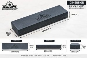หินลับคมอเนกประสงค์ JAYA MATA แบบหนัก ความหยาบ 150 320 สำหรับลับมีดด้วยมือ ทนทาน หินหลายระดับความหยาบ - Product Image 3
