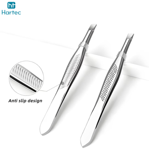 Pinzas para Cejas al Por Mayor, Suministro Directo de Fábrica, Pinzas Inclinadas de Acero Inoxidable de la Más Alta Calidad para Salón de Belleza - Product Image 3