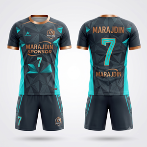 Uniforme de Fútbol de Manga Corta de Alta Calidad, Transpirable y de Secado Rápido, Conjunto de Uniforme de Fútbol Sublimado - Product Image 1