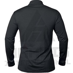 T-shirts à manches longues personnalisés pour hommes, best-sellers, t-shirts de yoga pour hommes, t-shirts à manches longues unis noirs pour hommes - Product Image 6