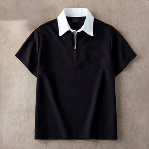 เสื้อโปโลแขนสั้นทรงเข้ารูปสำหรับผู้ชาย ผ้าเนื้อนุ่มพรีเมียม สวมใส่สบาย - Product Image 2