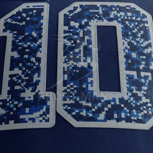 Uniforme de football américain respirant et écologique, short à taille élastique, tissu 100 % polyester durable et doux, col en V réglable - Product Image 6