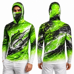 Hoodie de pêche unisexe à manches longues UPF 50, imperméable, coupe-vent, séchage rapide, évacuation de l'humidité, respirant, logo personnalisé, vente en gros pour pêcheurs - Product Image 5