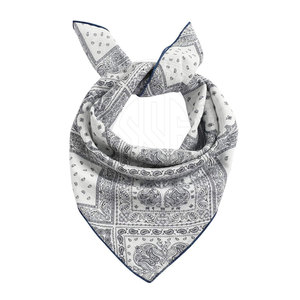 Pañuelo de seda estampado de tela suave para uso diario, vestimenta informal y accesorios de viaje. - Product Image 1