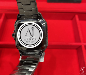 Montre mécanique automatique en acier inoxydable, cadran carré, incrustation de diamants, style bijou, bracelet 20 mm, analogique, pour cadeau et présentation - Product Image 2