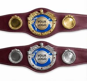 เข็มขัดแชมป์มวยปล้ำ MMA หนังแท้ทองเหลืองสั่งทำพิเศษ เข็มขัดแชมป์มวย เข็มขัดมวยปล้ำ - Product Image 2