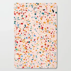 Tabla de Cortar de Cocina de Diseño Moderno, Ecológica y Duradera, Superficie de Madera Natural con Revestimiento de Esmalte, Material Compuesto de Mármol - Product Image 1
