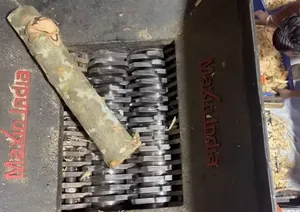 Trituradora de ramas de árboles de primera calidad, de doble eje, eléctrica, semiautomática, para residuos orgánicos. - Product Image 2