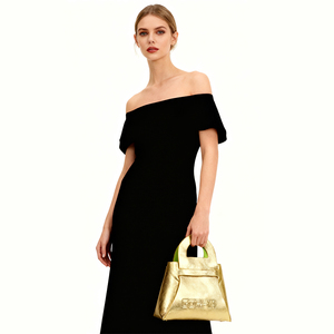 High Quality Metal Luxury Designer Brand Women's Handbag Durable And Waterproof Foldable Comes With A Mini Small Portable Bag - Product Image 3