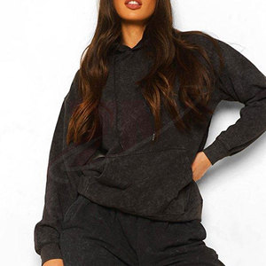 Sweat à capuche pour femme de qualité supérieure, respirant, pour l'extérieur, décontracté, épais, à manches longues, service OEM - Product Image 4