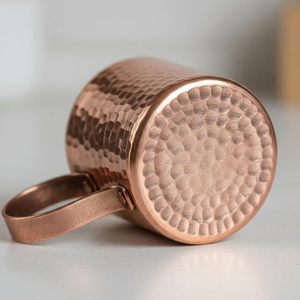 Taza de Cobre Hecha a Mano con Platillo |   Taza de Té de Cobre Puro |   Vajilla Tradicional para el Hogar, Oficina, Cocina, Comedor y Regalos - Product Image 4