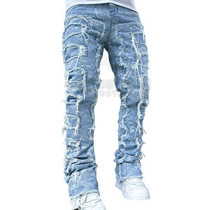 Pantalones Casuales Ligeros de Diseño Moderno, Pantalones Apilados de Alta Calidad, 100% Algodón Canvas, Ropa Urbana Elegante y a la Moda - Product Image 3