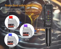 Detector de Humedad en Líquido de Frenos AUTOSCAN, Indicador LED para DOT3, DOT4, DOT5
